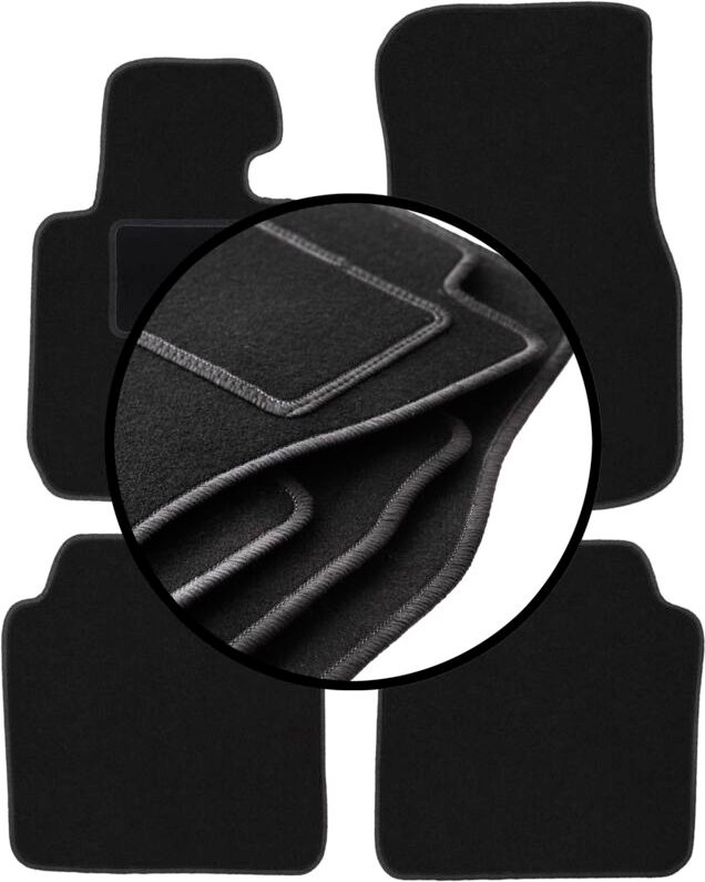 Kompletter Satz Veloursmatten für: BMW 3 F34 Gran Tourismo (2013-2020)