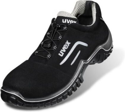 uvex motion style Halbschuhe S2 schwarz, silber Weite 11 Gr. 45