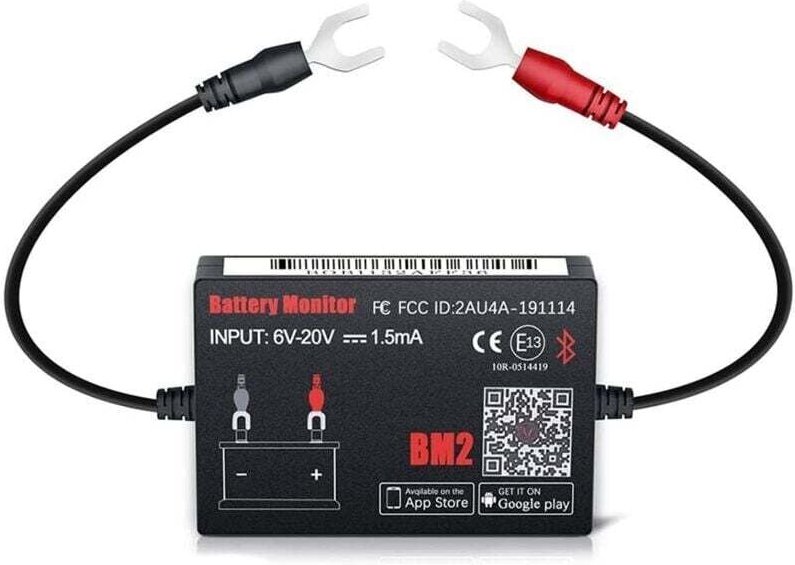 BM2 12V Autobatterie-Diagnosegerät, Analysator, Testmonitor mit Bluetooth für Android und iOS