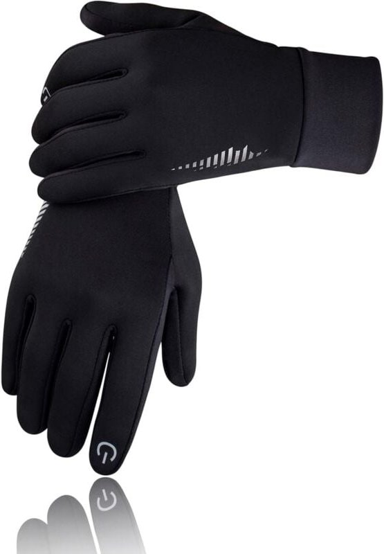 Winter Thermo-Handschuhe Herren Damen Touchscreen Anti-Rutsch Winddicht Handschuhe Kaltes Wetter Handschuhe zum Autofahr...