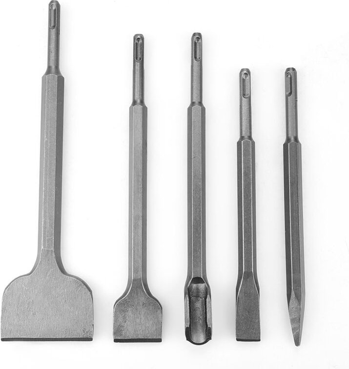 Eosnow 5-teiliges Meielset mit SDS-Plus-Bits unterschiedlicher Art für elektrischen Bohrhammer