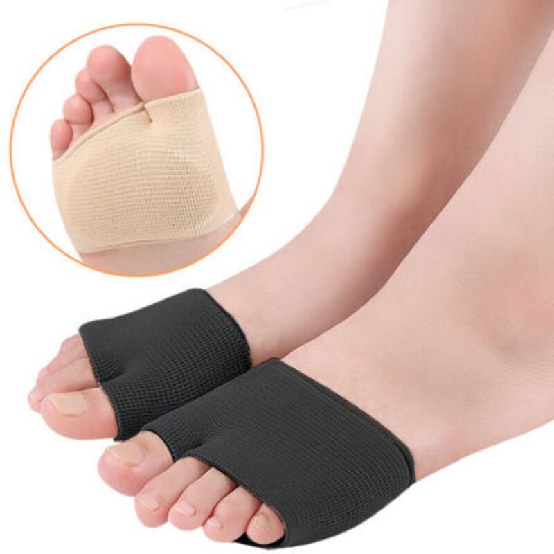 Mittelfußpolster-Ärmel, Mittelfußpolster, Vorfußpolster mit Gelkissen, Halbsocke zur Linderung von Metatarsalgie, Fußsch...
