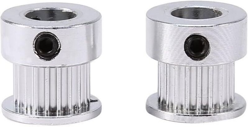 Stück GT2 20 Zähne 8 mm Riemenscheibe Zahnriemenscheibe Aluminiumlegierung Zahnriemenscheibe Zahnräder für 3D-Drucker