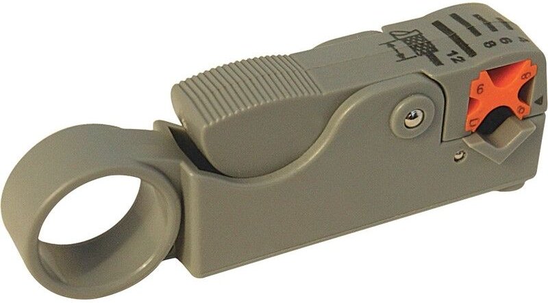 Silverline - Abisolierer für Koaxialkabel 100 mm