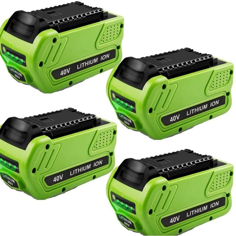 4 x 8Ah 40V Akku Für Greenworks G-MAX 40V 29462 29472 22272 20302 29252 Li-Ion Akku