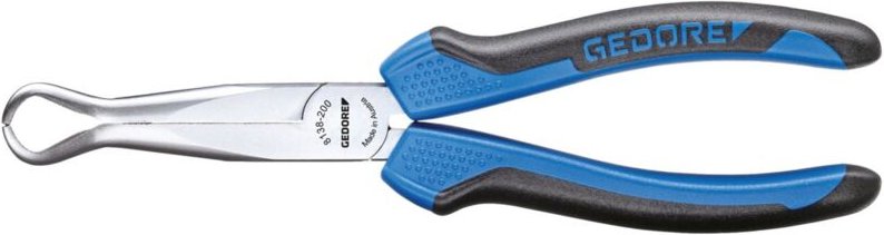 8138-200 jc Mechanikerzange gewinkelt 200 mm 2K-Griff