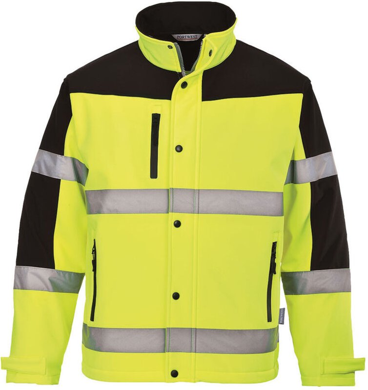 Softshell Hv Bicolore (3 Schichten) Farbe: Gelb Größe XXL - Portwest