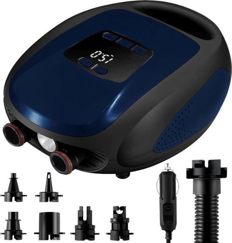 20 psi Hochdruck-SUP-Pumpe – 12-V-Elektro-Luftpumpe für Kajaks und Wassersport