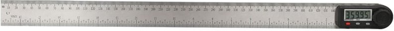 2-in-1-Winkelmesser mit elektronischer Digitalanzeige, 0–360 °, multifunktionales Lineal für die Holzbearbeitung, Winkel...