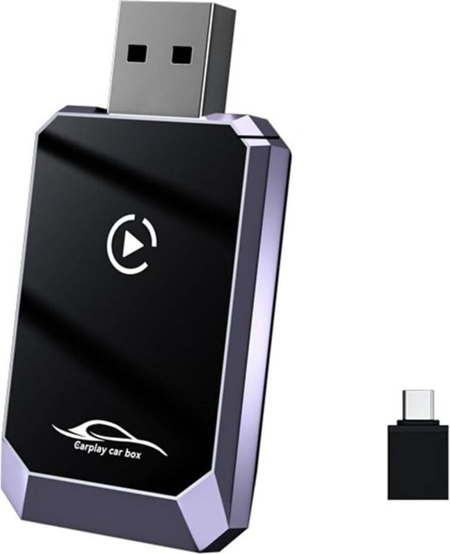 2-in-1-WLAN-Smart-Dongle-Adapter für kabelloses CarPlay und Android Auto, Plug & Play, Konvertieren Sie kabelgebundenes ...