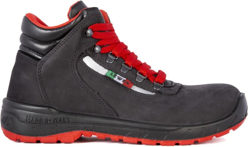 Scarpe alte sicurezza Lewer Bagnoli 440 S3 src - 42 eu - Schwarze