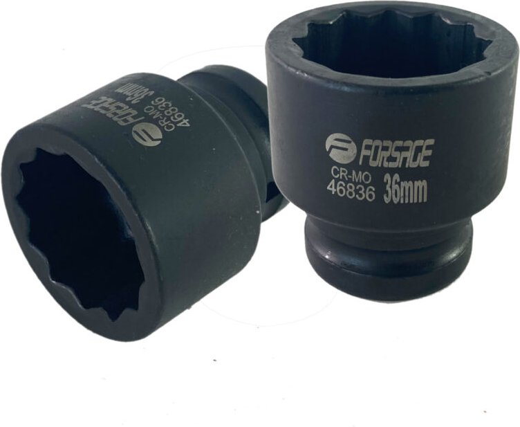 Tiefschlag-Steckschlüsseleinsatz 3/4" 36 mm 12-kant