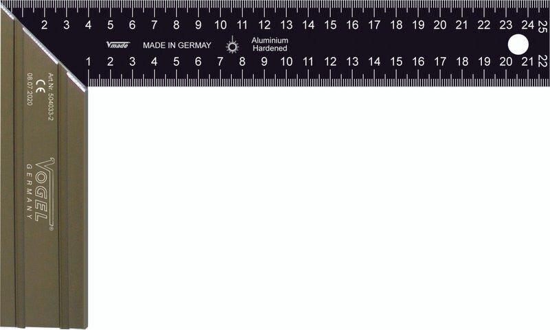 Germany Winkel Schreinerwinkel Messbereich 250 mm 70 45Ã¥¡ Gehrungsschnitt - Vogel