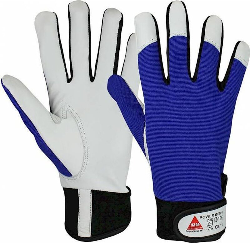 Hase Lederhandschuhe "Power Grip I" 12