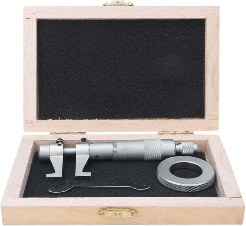 Micromètre Intérieur 25-50 mm Acier Inoxydable pour Réglage de Précision Outil de Mesure