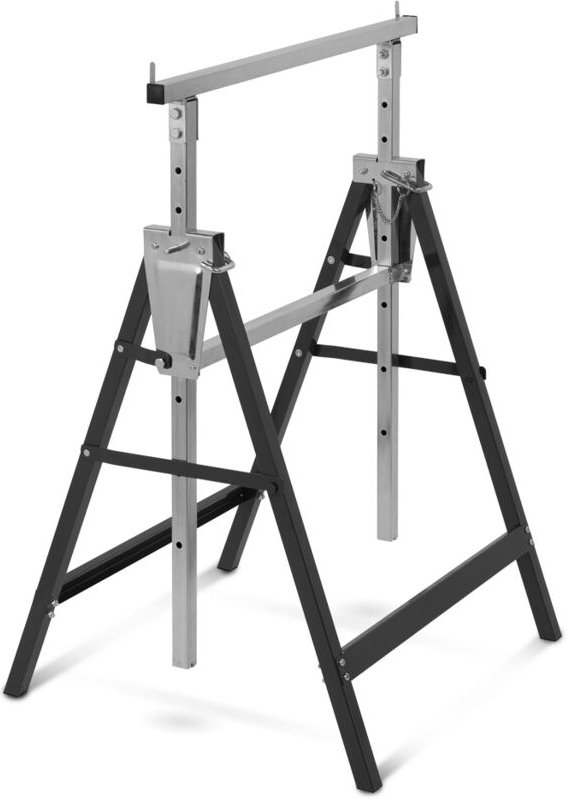 Teleskopischer Metallbock 68x58x130cm - Faltbar - Ziegel
