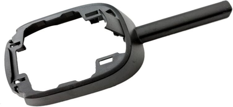 Tlily - Auto-RüCkspiegelhalterungs-Zierabdeckung 7P6857594 für 2011-2017, Innenspiegel-Unterplattenrahmen 7P6857593A