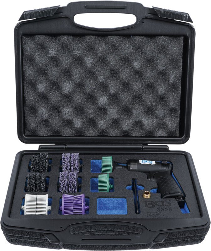 Bgs Technic - Druckluft-Borstenschleifer-Satz 17-tlg.