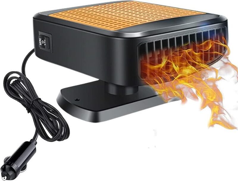 Tragbare Autoheizung, 12 V, 120 W, schnelles Heizen und Kühlen zum Entnebeln und Enteisen der Windschutzscheibe, Autohei...