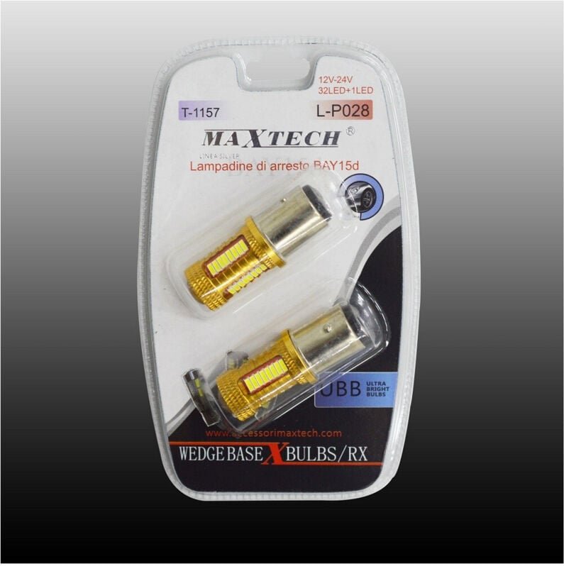 Maxtech - Trade Shop - glühbirnen stop BAY15D 12V-24V 32LED+1LED ultra-bright glühbirnen L-P028 -