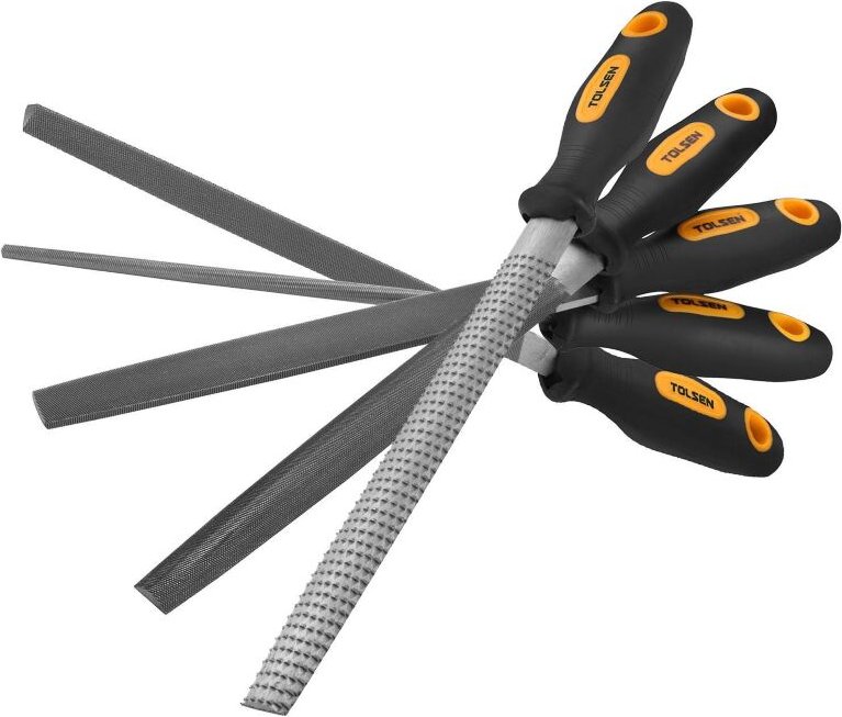 Satz 5 Stuck Eisenfeilen Mit Tolsen-Rasp