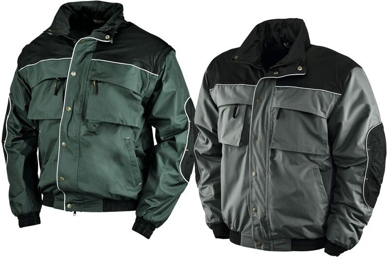 New Iceberg Arbeitsjacke - l - Grau - Grau - Neri