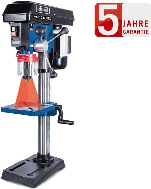 Scheppach - Säulenbohrmaschine DP19VARIO Tischbohrmaschine Standbohrmaschine