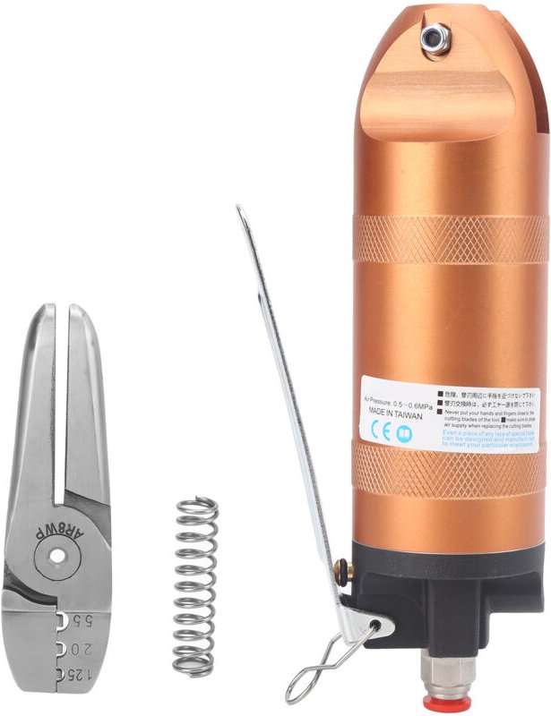KP774 Pneumatisches Crimpwerkzeug, 3-Port-Druckluftcrimpwerkzeug aus leichtem legiertem Stahl zum Schneiden von elektron...