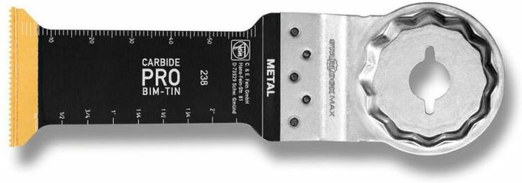 FEIN E-Cut Carbide Pro, Breite 32 mm, Länge 75 mm, Aufnahme SLM, 1 Stück - 63502238210