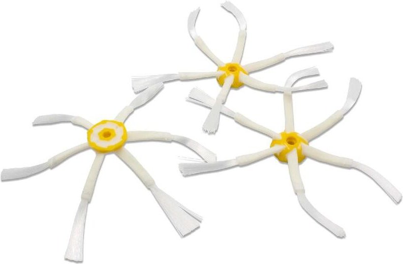 Vhbw - 3x Seitenbürste kompatibel mit iRobot Roomba 565, 571, 564, 562, 570, 563, 572, 577 Saugroboter - Reinigungsbürst...