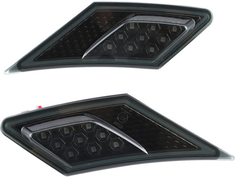KIMISS Paar LED-Blinker, 12V Seitenblinker, Blinker mit getönten Gläsern für Scion -S/BRZ/GT86 13-20.