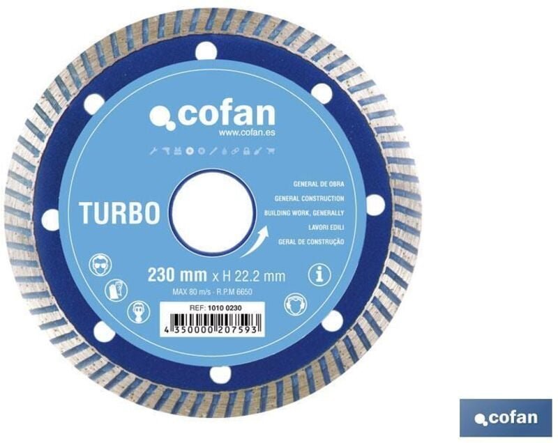 Basic Turbo Diamantscheibe 115 mm.