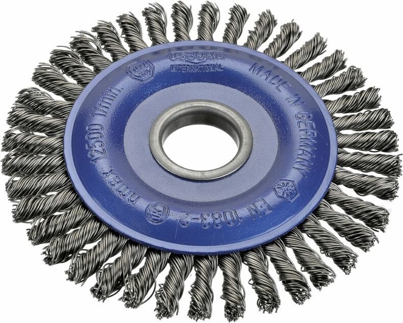 Drahtbürste zum Schweißen mit 222 mm Bohrung und Ø 0,50 mm Besatz Osborn 9502626501