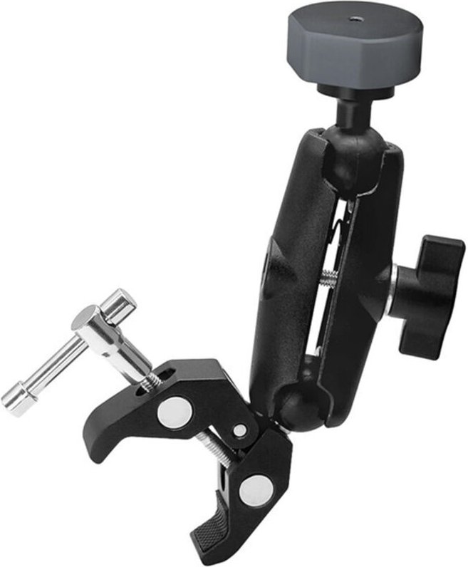 Tragbare Rundrohrklemme, verstellbare Klemmhalterung mit Adapter aus Aluminiumlegierung für Starlink V4-Signalhalterung