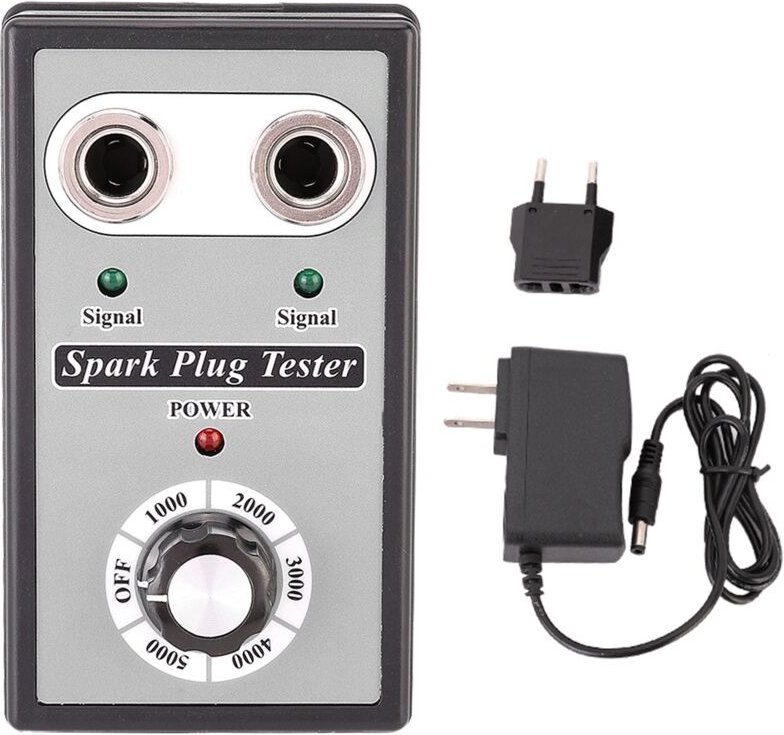 Zündkerzenprüfgerät mit zwei Löchern – Diagnosegerät für Zündkerzen.