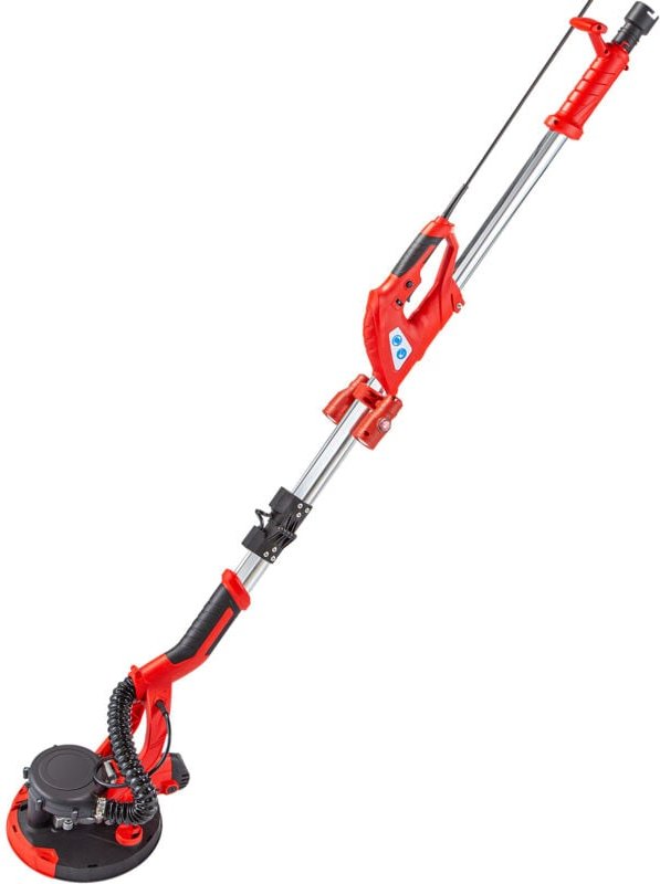 Mophorn - Elektro-Trockenbauschleifer 750W klappbarer Teleskopgriff Variable Geschwindigkeit 800-1750RPM mit LED-Leuchte...