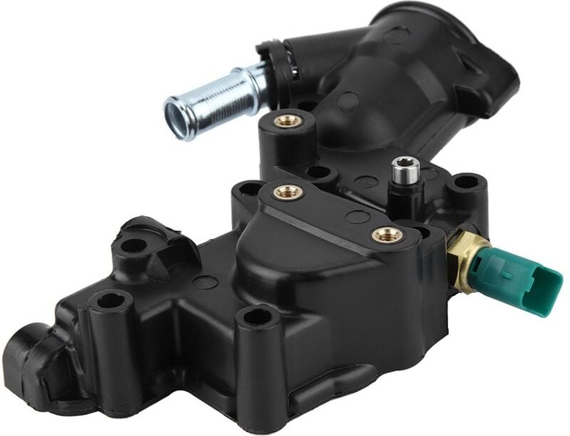 Zoternen - 9654775080 Thermostat, schwarzes Gehäuse, Kühlmittel, Kunststoff, Metall, hochpräzise Temperaturregelung für ...