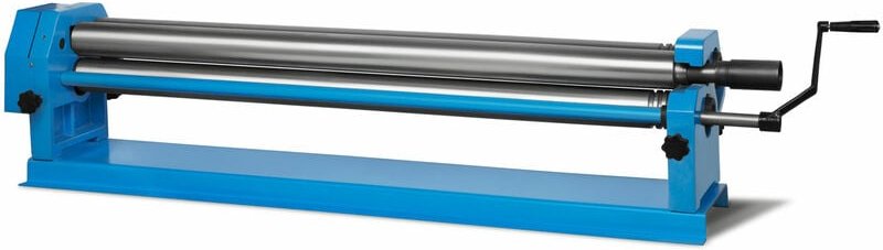 Rundbiegemaschine Rollenbiegemaschine für Bleche bis 1300mm, Biegemaschine mit Drei Hochwertigen Walzen aus Stahl, Aussc...