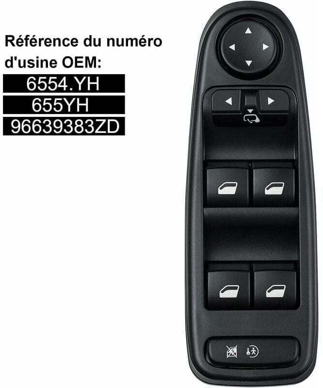 Fensterheberschalter 6554.YH für Citroen C4 Grand Picasso