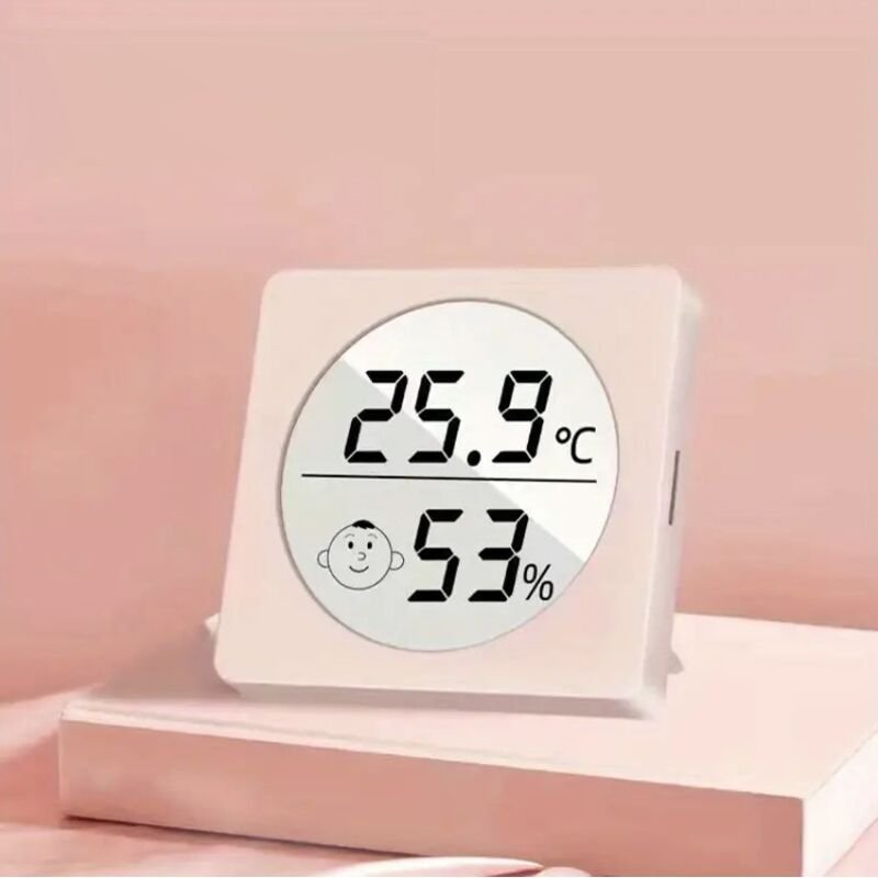 Digitales Hygrometer, Innenraumthermometer, Feuchtigkeitsmesser, Mini-Feuchtigkeitsmesser, Raumthermometer mit Temperatu...