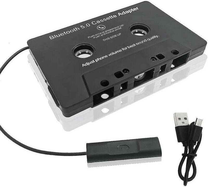 Universeller Bluetooth 5.0-Kassettenkonverteradapter für Autoradio, AUX-Kassettenadapter