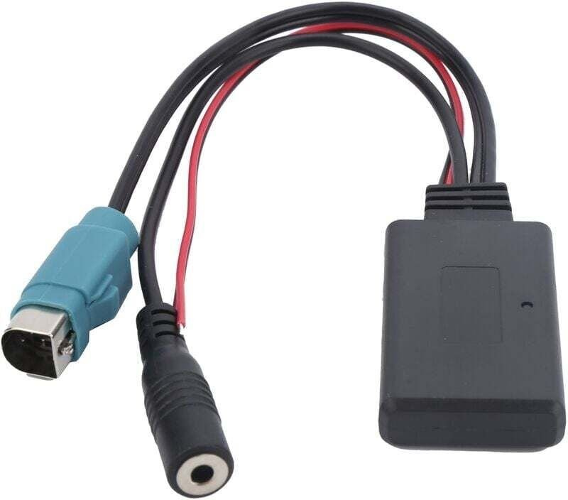 Bluetooth 5.0 Car Kit AUX-Adapter mit Mikrofonverkabelung 59,1 Zoll Passend für Alpine KCE-236B / CDA-9852 / E