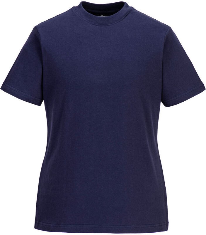 Damen T-Shirt Kurzarm Marine XL