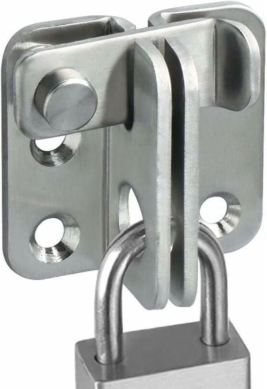 KZQ - Schiebetürschloss, Vorhängeschloss EMS3001-B – Haspe – Türschloss – Schnallenschlossriegel – Diebstahlsicherungsha...