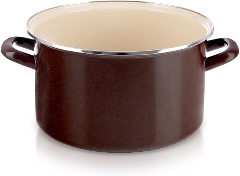 Emaille-Topf BRAUN 28 cm, 8 l