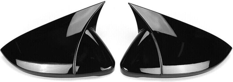 Für Volkswagen Golf MK7 MK7.5 gti gtd r Rückspiegelabdeckung Bullhorn-Umbau Universal Hellschwarz