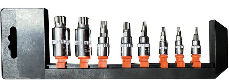 Dayplus - Innen Stecknüsse Vielzahn-Satz mit 1/2,1/4,3/8Antrieb,8tlg Vielzahn Nüsse Stecknüsse,M4,M5,M68,M8,M10,M12,M14,...