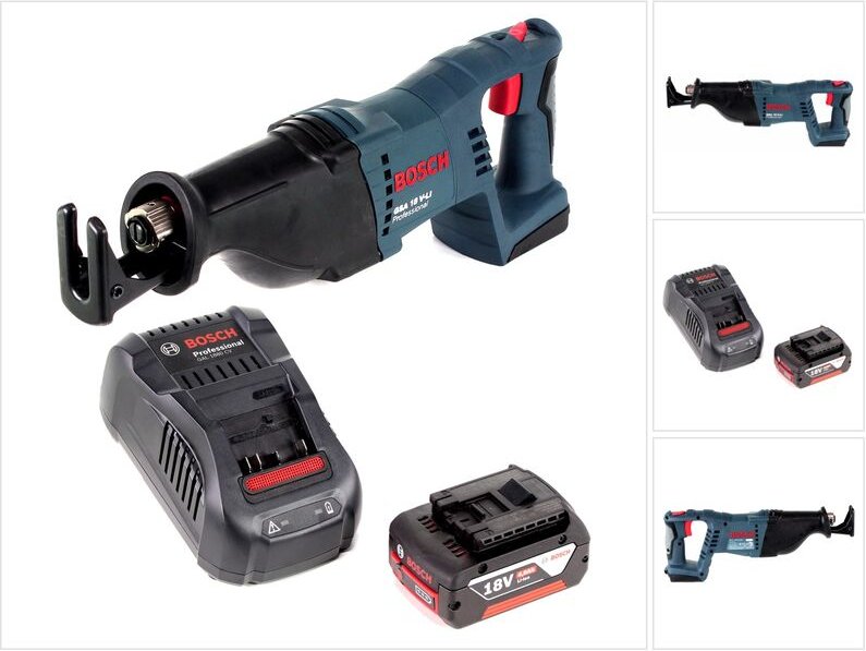Bosch GSA 18 V-Li Akku Säbelsäge 18V + 1x Akku 4,0Ah + Ladegerät
