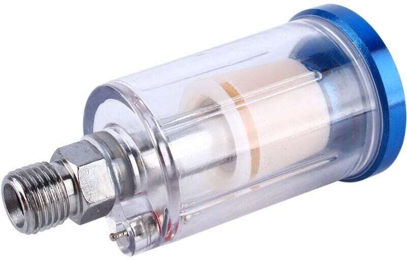 KZQ - Spritzpistolenfilter, Wasser-Öl-Abscheiderfilter, Luftreglerfilter für Spritzpistolenanschluss, 1/4 Zoll NPT-Einla...
