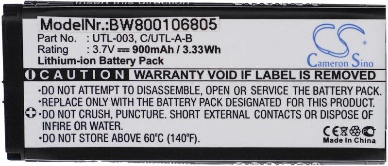 Vhbw - Akku kompatibel mit Nintendo ds xl, DSi ll, DSi xl UTL-001 - Ersatz für c/utl-a-bp, UTL-001 - (Li-Ion, 900mAh, 3....
